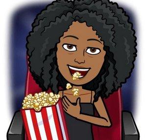 Curly Girl At The Movies