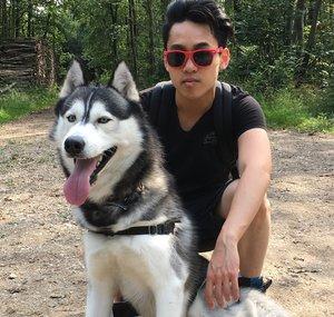 Master et Kenny le Husky