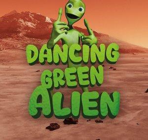 Dancing Green Alien