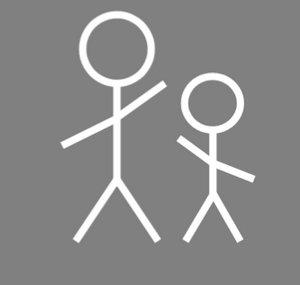 Papa spielt mit