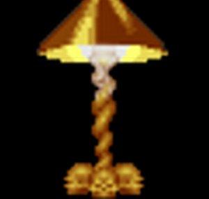 the lamp