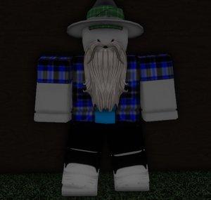 Blue Shirted Wizard Man