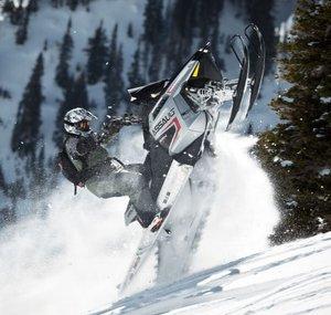 Snowmobiles Snow Track