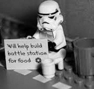 LEGO hobo stormtrooper