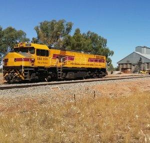 Western Australia Train Scene