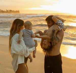 Alana Blanchard and Jack Freestone