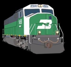 BNSF 1458