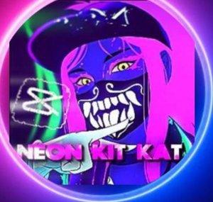 Neon kittykat 💜