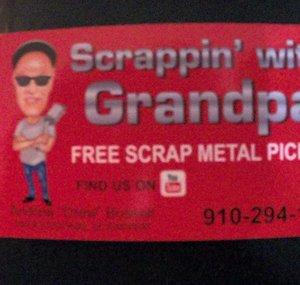 Scrapping with Grandpa