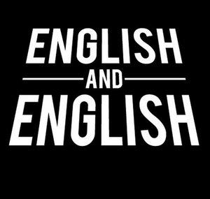 English and English