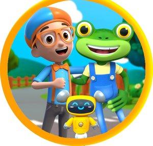 Blippi Wonders og Gecko's Garage Norske
