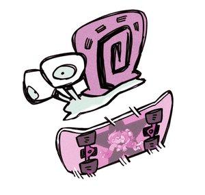 Cree On A Skateboard