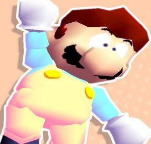 LittleGlitchyMario64