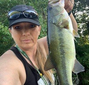 Country Girl Fishing