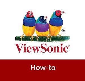 ViewSonic How-to