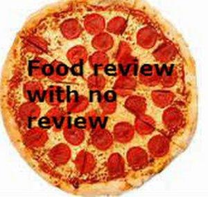 Food review with no review