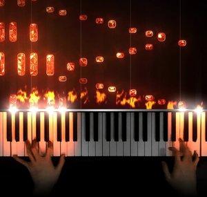 The Flaming Piano