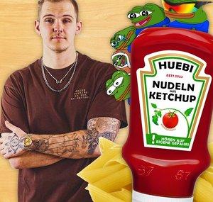 Nudeln mit Ketchup