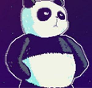 Retro Gaming Panda