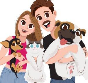 Família Mada e Bica