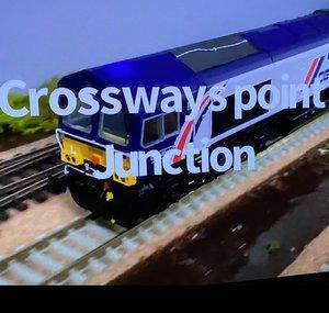 Crossways point junction Model Railway