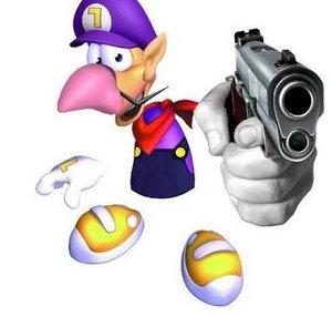 For his neutral special, he wields a gun
