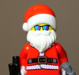Crazy LEGO Santa