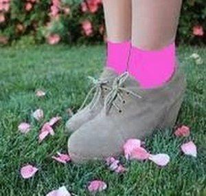 pinksocksgreyshoes