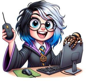 Nerdy Girl Blue