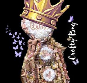 👑 Crafty Bug's Homecoming Mum Beehive 🐝 