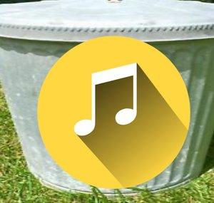 Trash listening Trash can