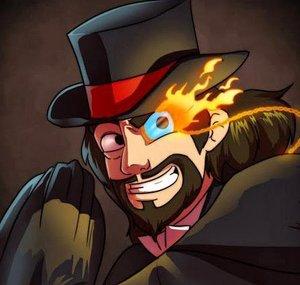 Flaming Monocle