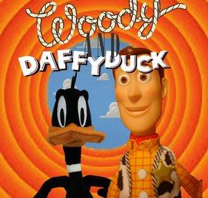 Woody and Daffy Duck