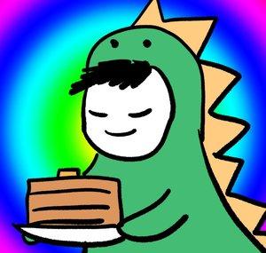 Pancake Dinosaur