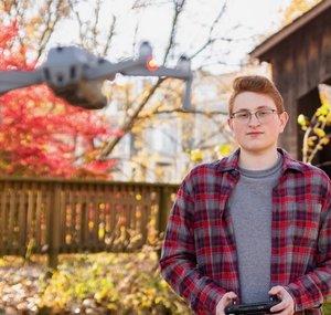 Brendan and a Drone