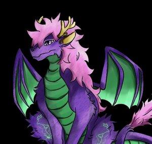 Sparky the Lazy Purple Dragon