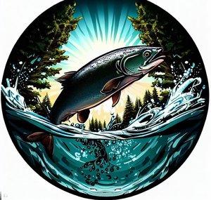 trout fishing by pipich'