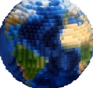 Walking across the Earth in Minecraft