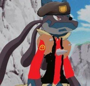 Wayne the Mega RED Sniper Lucario