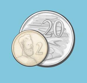 two dollars twenty