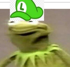 Kermit The Super Luigi Fan