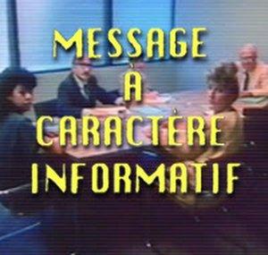 Message à caractère informatif