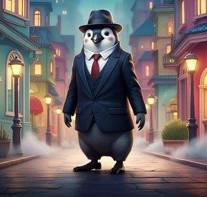 Pingüino del Iceberg Shorts 